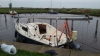 De mast ligt plat